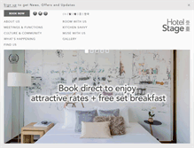 Tablet Screenshot of hotelstage.com